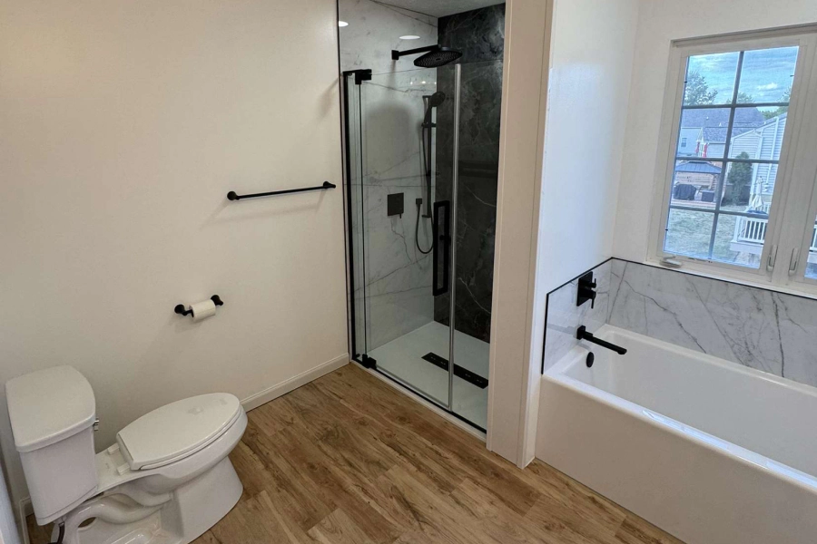 one day shower installation